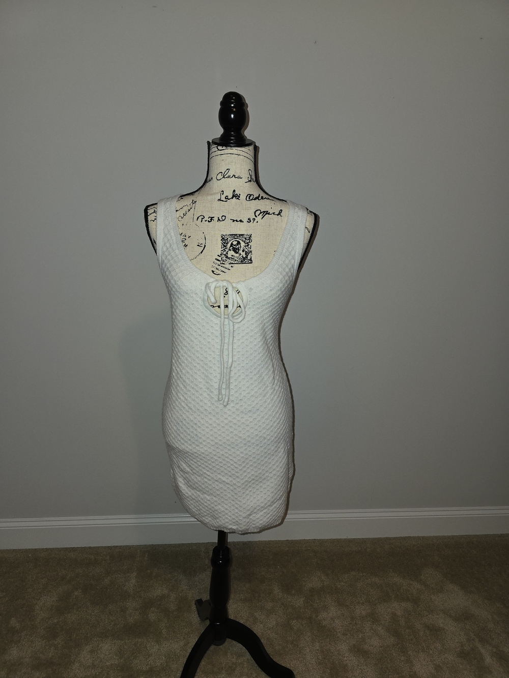 Textured Tank Dress